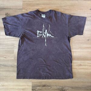 Y2K Big Head Todd & The Monsters Purple And White Shirt Size XL Distressed Rock